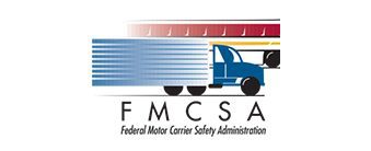 FMCSA logo with truck graphic.